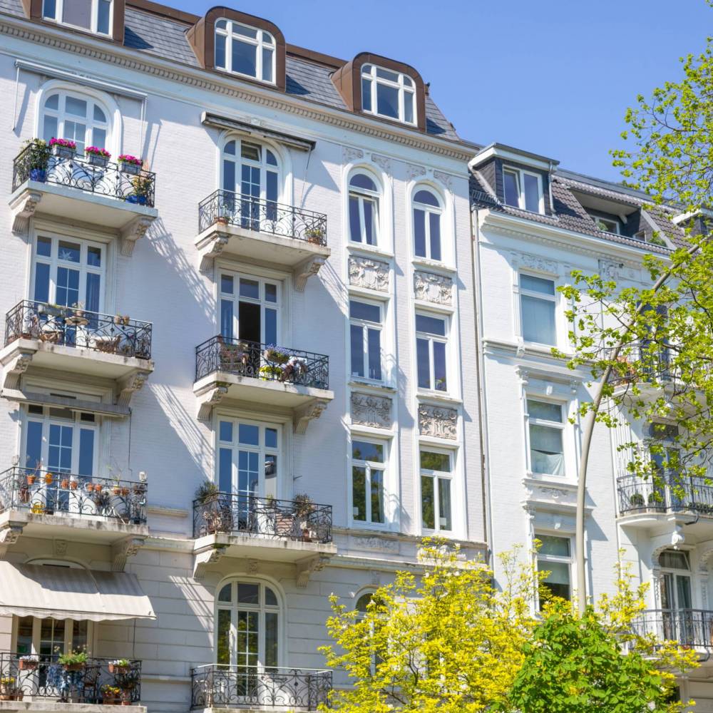 Altbaugebäude in Hamburg, Deutschland