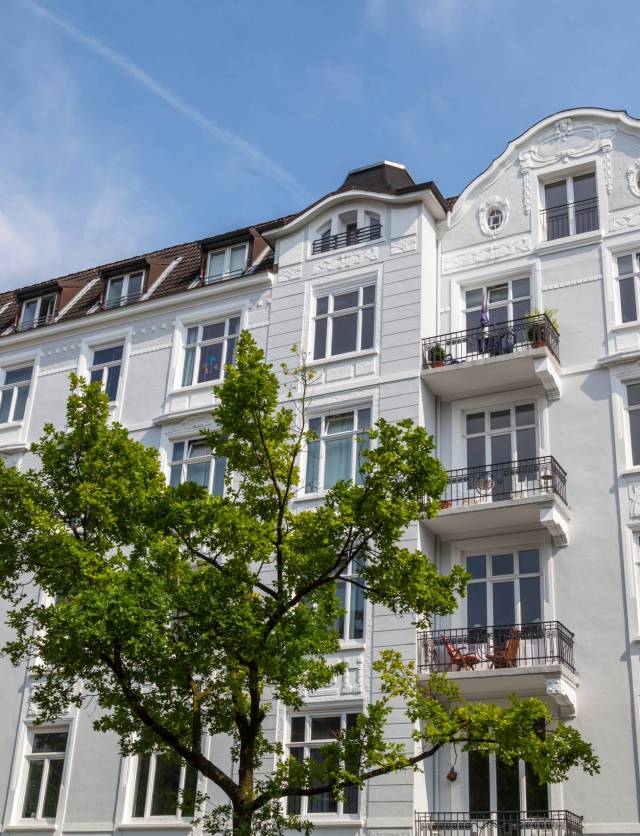 Altbaugebäude in Hamburg, Deutschland